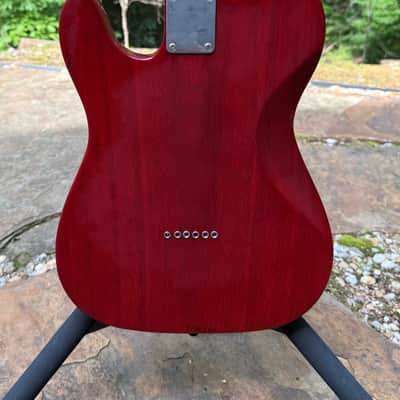 Jay Turser Paisley Tele 2000s - Red with Paisley Top image 4