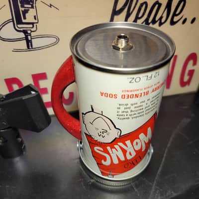 Lo Fi Soda Can Microphone - Cherry, I Like Worms image 5