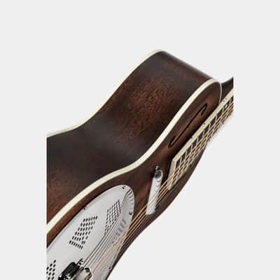 Ortega Americana Resonator Guitar, Parlor Body, Mahogany, Satin Whiskey Burst RRG30E-WB Demo Video image 7
