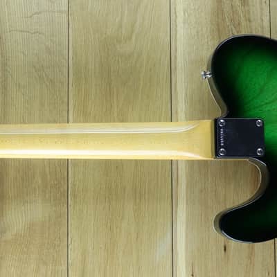 Fender Custom Shop Ron Thorn Masterbuilt Thinline Tele Greenburst ,Vibra-Dyne Vibrato R109988 image 2