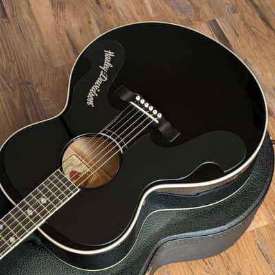 1994 Gibson J-185 Harley Davidson Limited Edition Jumbo Acoustic Guitar #724 EXCELLENT W/OHSC image 5