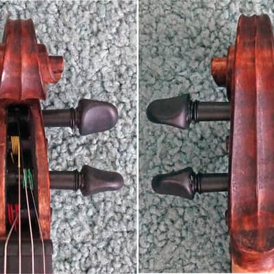 RESTORED ANTIQUE HOPF 4/4 GERMAN TRADE VIOLIN STRADIVARIUS COPY WITH CASE image 8