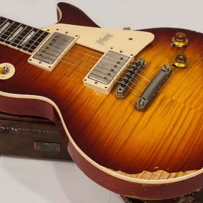 Gibson CUSTOM SHOP M2M LES PAUL STANDARD 1959 2H HT RW #982206 - HEAVY AGED VINTAGE CHERRY BURST 1959 image 2
