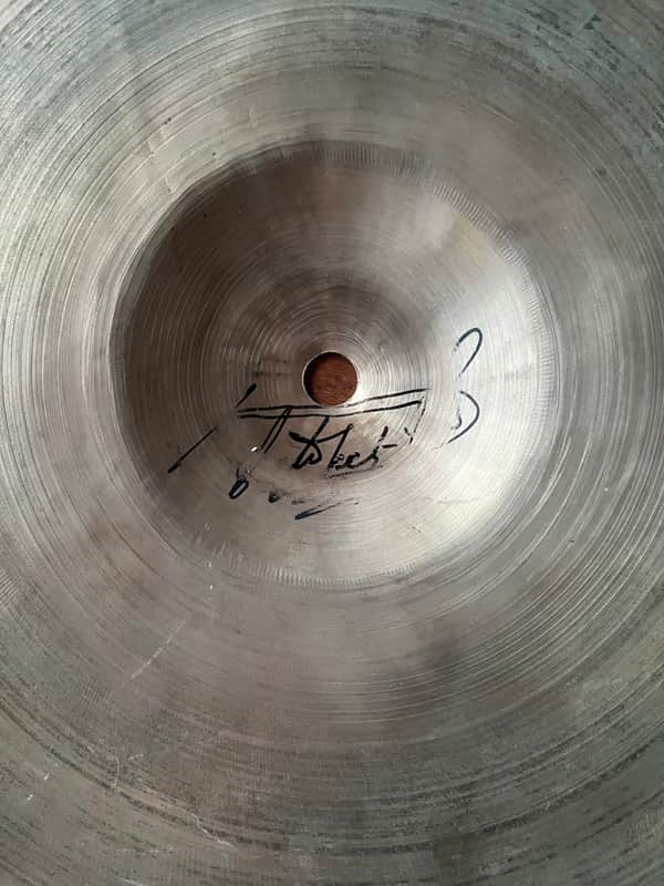 RARE: Zildjian K Splash signed by Avedis zildjian 1930s - 1940s image 1