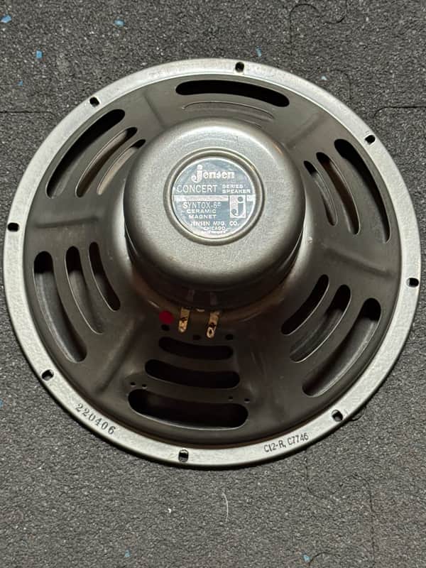 Jensen C12R Concert Ceramic 1964 12" Vintage Guitar Speaker image 1