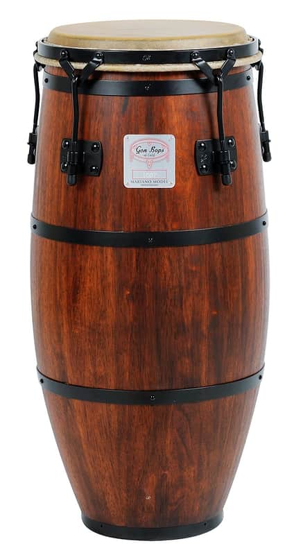 Gon Bops Mariano Conga 11.5" Hand Drum Mahogany Stain Oil | Limited WorldShip | NEW Authorized Dealer image 1