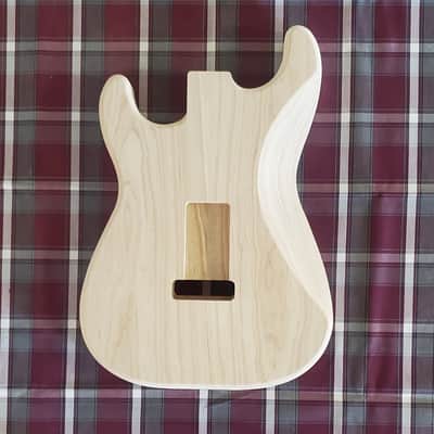 Woodtech Routing 2 pc Swamp Ash HSS Stratocaster Body - Unfinished image 2