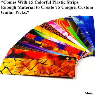 Premium Pick Maker - DIY Guitar Pick Punch Mega Gift Pack image 7