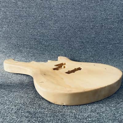 Basswood 4 String Bass Guitar Body image 9
