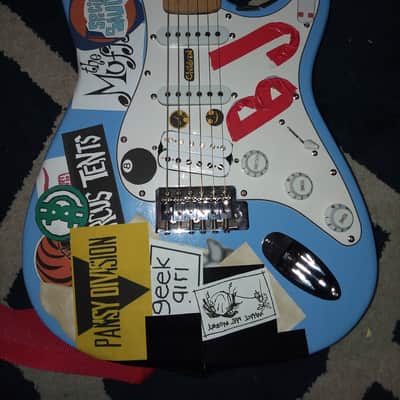 Billie Joe Armstrong (Green Day) "Blue" Stratocaster Replica image 1