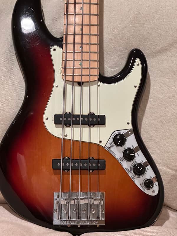 Fender American Deluxe Jazz V 2008 - Tobacco Burst image 1