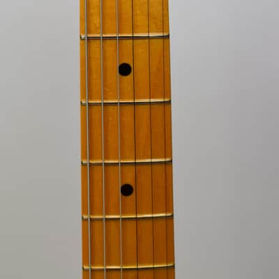 2007 Fender American Vintage 1957 Commemorative Stratocaster Electric Guitar, Maple Fingerboard, White Blonde w/ Case image 8