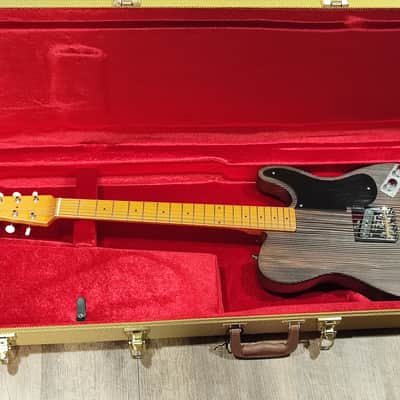 MyDream Partcaster Custom Built -Torch-burned Snake Head 1949 Proto image 5
