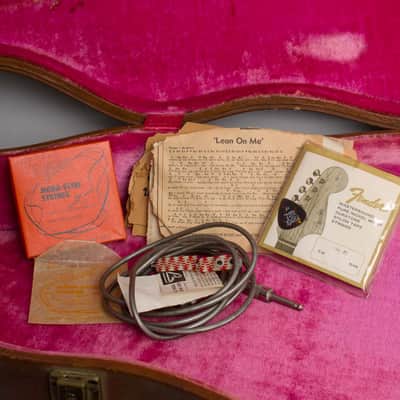 Gibson ES-225 Thinline Hollow Body Electric Guitar (1955), ser. #W2880-35, original brown hard shell case. image 15