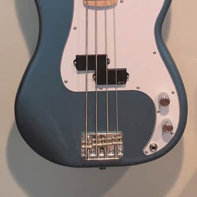 Fender Custom Player P-Bass (Tidepool) w/ Fender Jazz Neck & EMG Pickups image 2