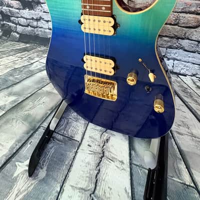 Ibanez RG421HPFM-BRG Standard 2020 - Present - Blue Reef Gradation image 3