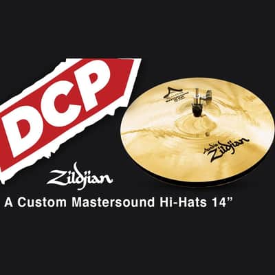 Zildjian A Custom Mastersound Hi Hat Cymbals 14" image 2