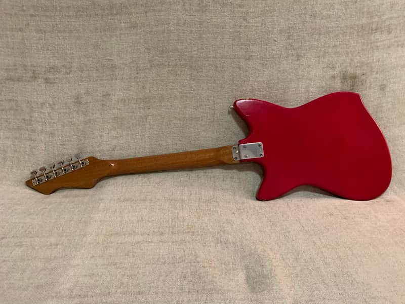 Vintage 1964-1966 Victoria Zenon Teisco Surfrider Red Finish Japan