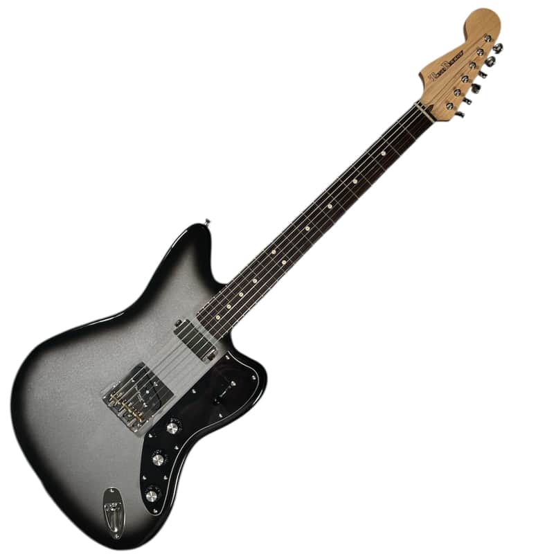 Tone Bakery Jazzbird T with Warmoth Neck and Gotoh Hardware - Silverburst image 1