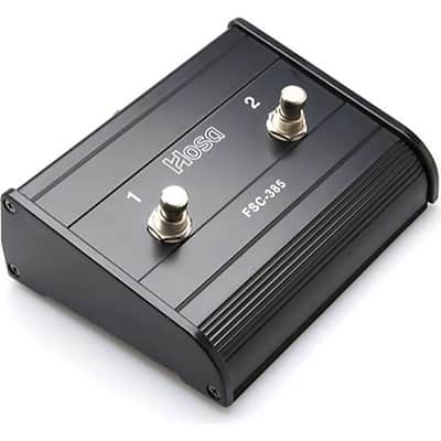Hosa FSC-385 Dual Button Latching Guitar Amp Footswitch - TRS 1/4" - Universal image 2