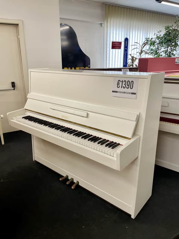 OFFBERG PIANOFORTE VERTICALE BIANCO SATINATO image 1