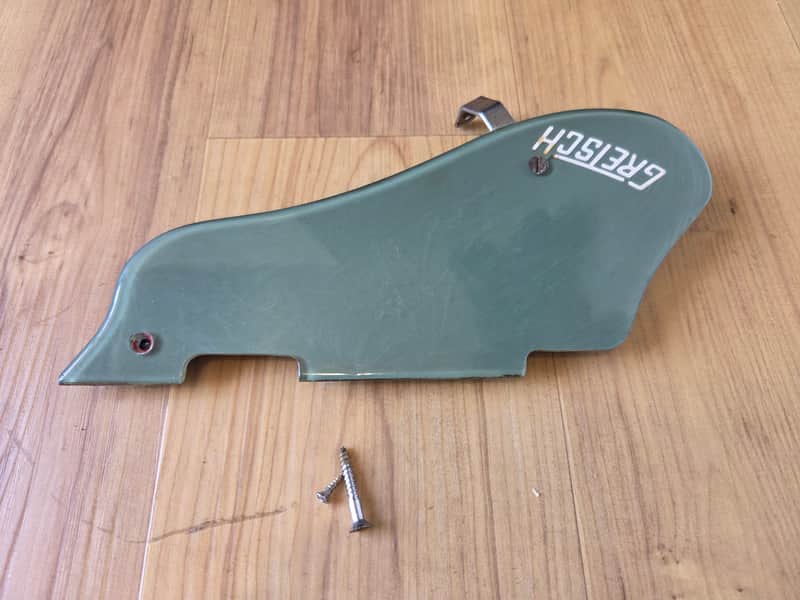 Vintage Early 1960's Gretsch 6118 Double Anniversary Electric Guitar Pickguard w/ Mounting Bracket, Screws! image 1