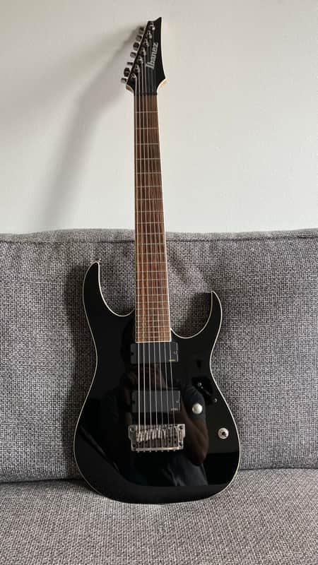 Ibanez RGIR27FE-BK Iron Label 2013 - 2016 - Black image 1