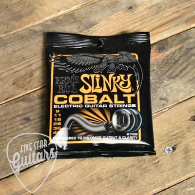 Ernie Ball P02722 Cobalt Hybrid Slinky Electric Guitar Strings 9-46 image 2