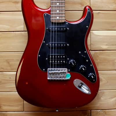 Fender Road Worn Player Strat HSS Rosewood Candy Apple Red Electric Guitar 0131610309 image 1