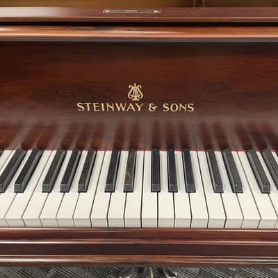 Steinway Model B 6'11" Grand Piano 1888 (Restored) - Satin Brazilian Rosewood image 11