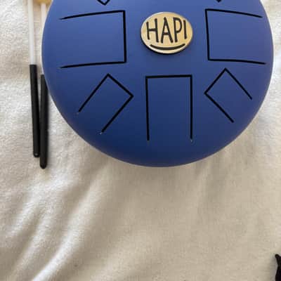 Hapi Drum 2000s - Blue painted metal image 1
