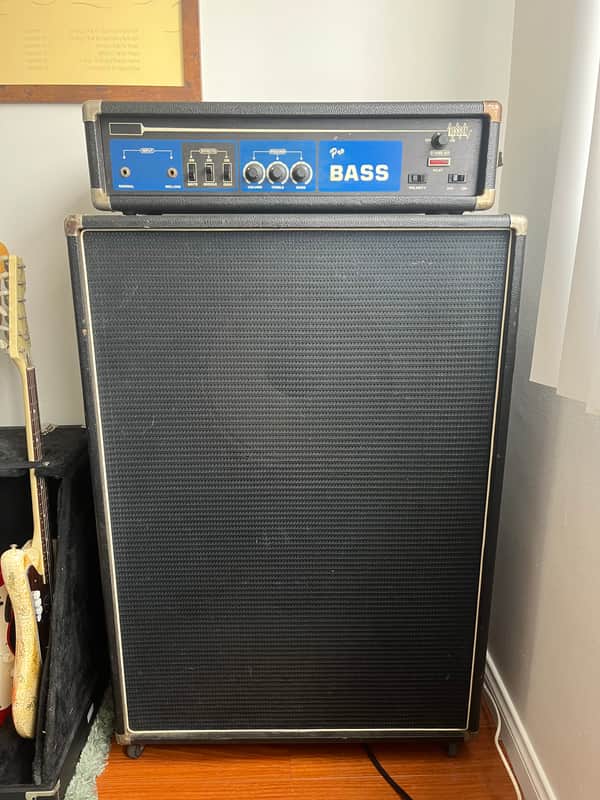Risson Pro Bass 1980s Solid State Head and Matching 215 Cab Vintage and Rare California Made - Sounds like a Sunn image 1