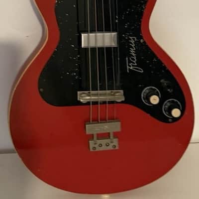 Framus 5/148 Hollywood Star Bass 1961 - 1962 - Red image 1
