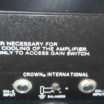 Power Amp Amcron/Crown Power Base 1 image 5
