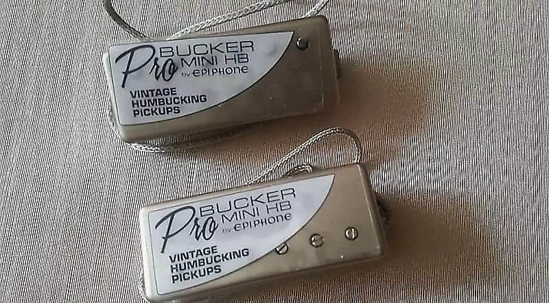 Epiphone Mini Humbuckers Pro Buckers Pickups Neck and Bridge Set image 1