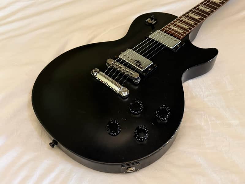 2012 Gibson Les Paul 60's Tribute - Ebony - Free Pro Setup image 1
