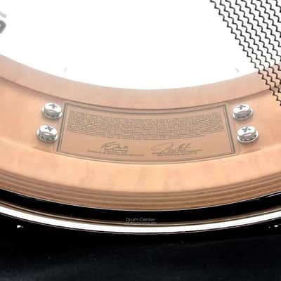 DW Collectors Maple Snare Drum 14x4 Satin Natural image 4