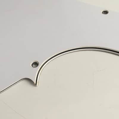 4-Ply Lefty White / Pearl Back Relic Esquire Pickguard Telecaster For ‘69 Fender Tele Left Handed image 5