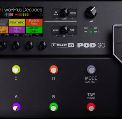 Line 6 POD Go Multi-Effects Processor, Black image 1