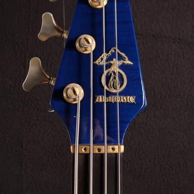 Alembic Elan 4-String PJ Bass 1989 - Royal Blue Gloss image 7