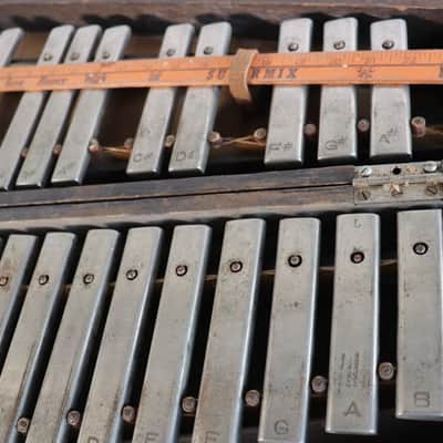 Deagan Roundtop Orchestra Bells Set Vintage 1920's image 6