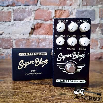 Mad Professor Amplification Super Black Mini Preamp/Overdrive Pedal *NEW* (Black)
