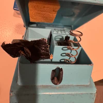 Boss CE-2 Long Dash Black Bottom Silver Screw 1980 - Blue image 5