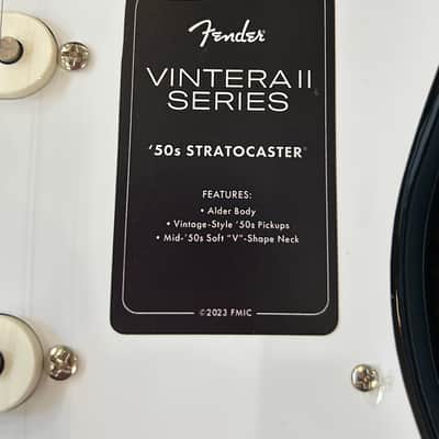 Fender Vintera II '50s Stratocaster with Maple Fretboard 2-Color Sunburst #MX23114420 / 7lbs. 6.2oz image 11