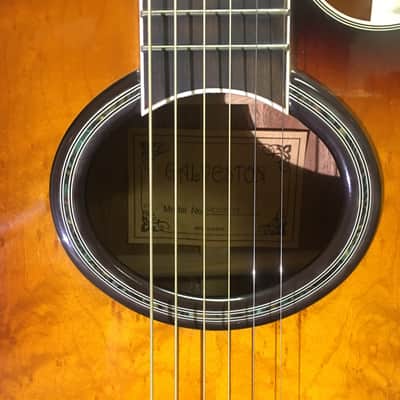 Galveston Acoustic Electric with Cutaway 2000s Natural Sunburst image 9