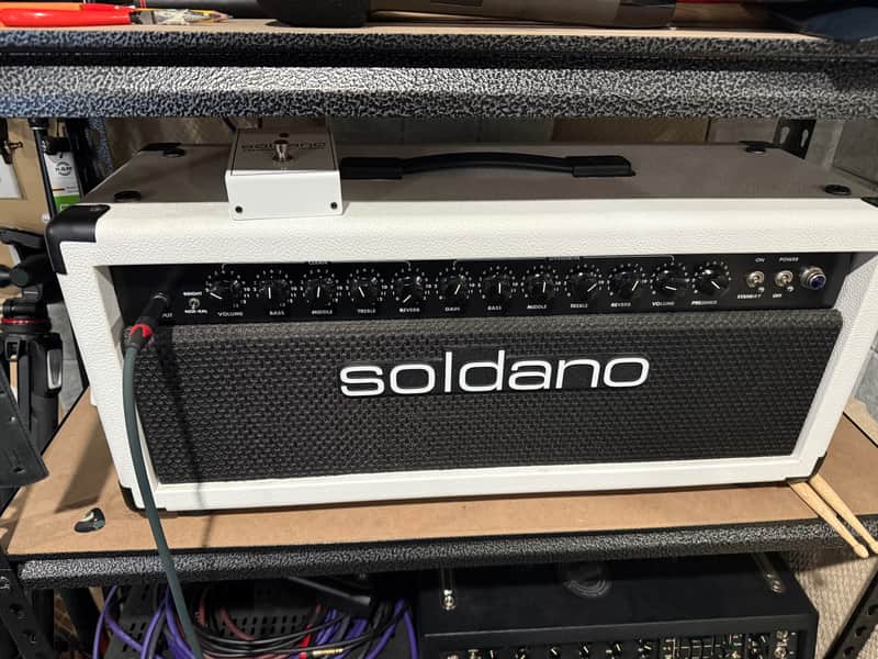 Soldano Lucky 13 head 100watt - White image 1
