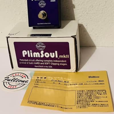Fulltone Custom Shop PlimSoul mkII Deluxe Distortion Overdrive Boost Boutique Guitar Effects Pedal image 3