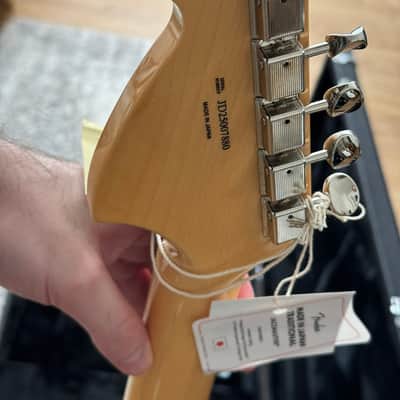 Fender MIJ Traditional II Late '60s Jazzmaster 2024 - Black with Matching Headstock image 6