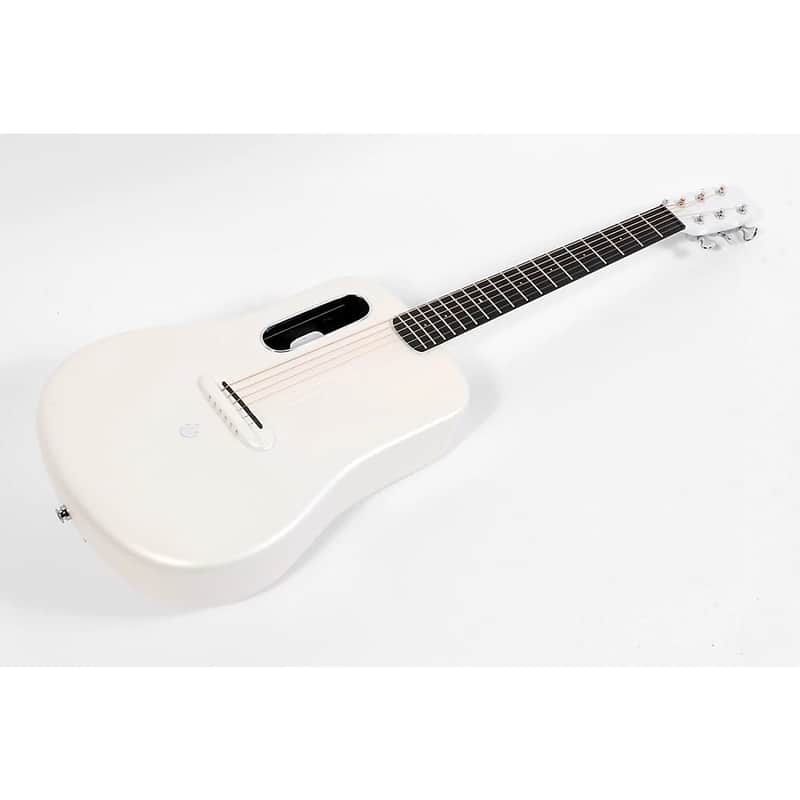 LAVA MUSIC ME 4 Carbon Fiber 36" Acoustic-Electric Guitar with Airflow Bag White image 1