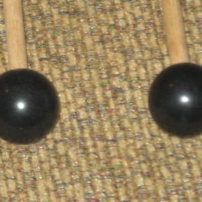 one pair new old stock (with packaging) pair of Vic Firth M8 American Custom Bells, Xylophone & Keyboard (Hard Acrylic) 1 1/4" Ball, birch natural wood shafts (sticks) image 7